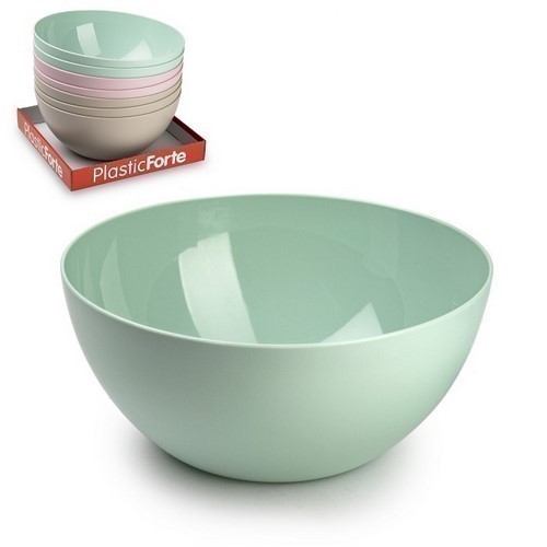 ENSALADERA PLASTIC FORTE 4.6L COLORES SURTIDOS
